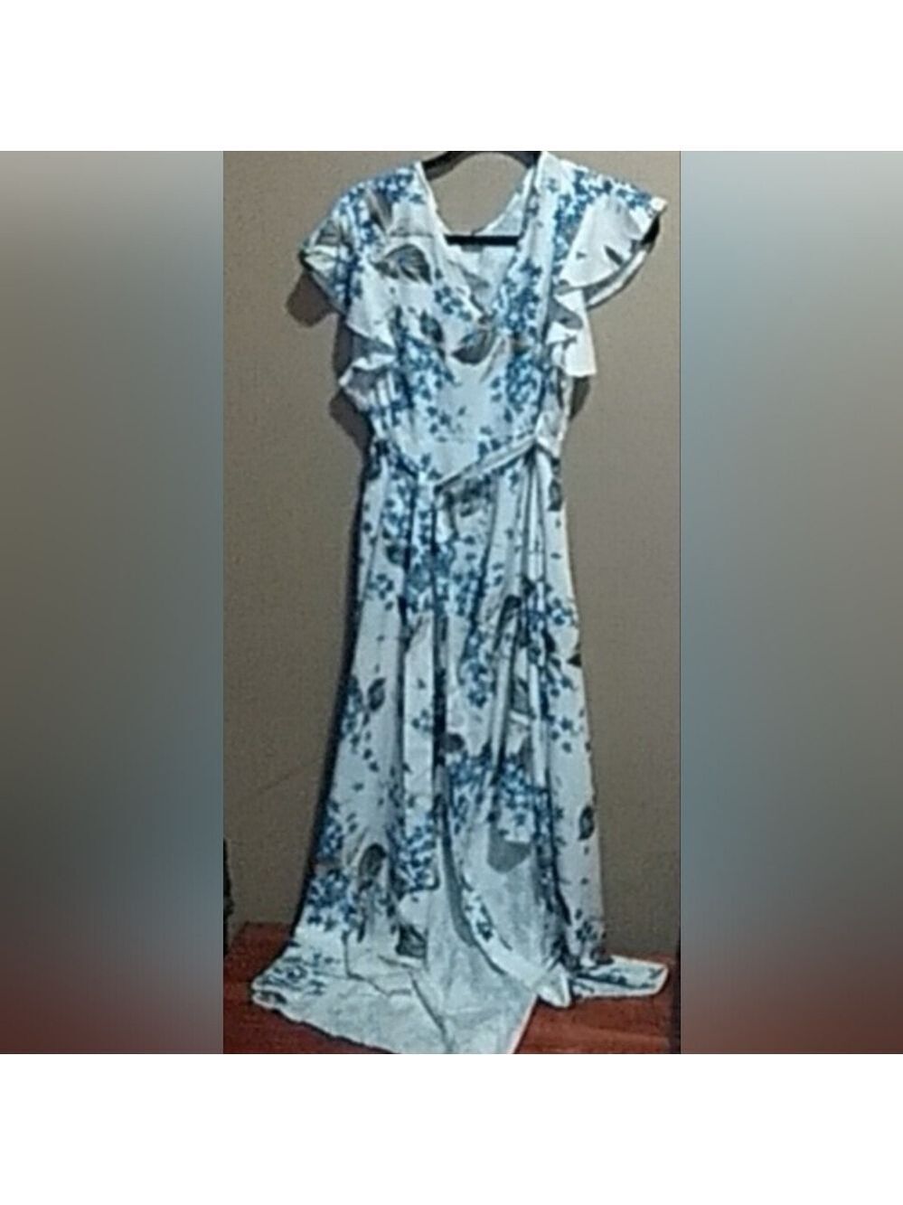 Shein curve Floral High Low dress size 1xl